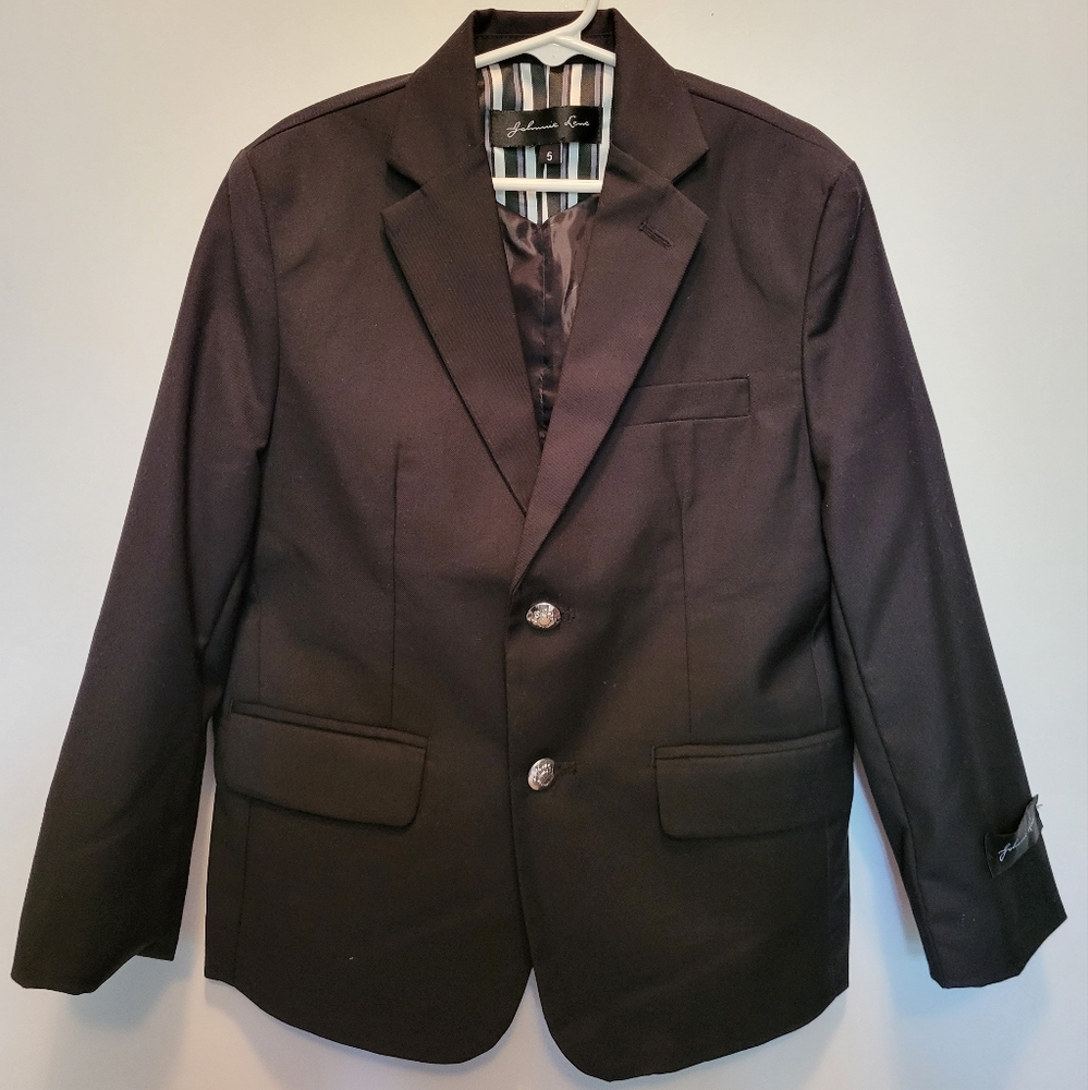Johnnie Lene Dress Up Boys' Blazer Jacket Size 5